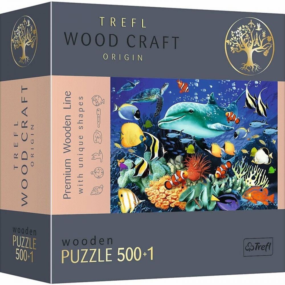 TREFL - Dřevěné puzzle 501 - Mosrký život