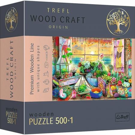 TREFL - Dřevěné puzzle 501 - Dům na pláži
