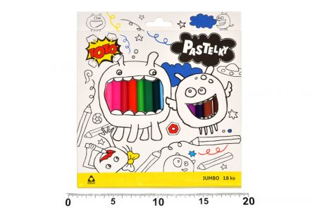 TOTO - Pastelky Jumbo ERGO 18 ks