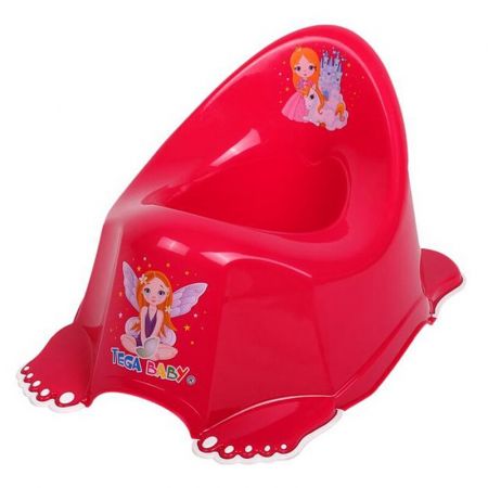 TEGA - Hrající dětský nočník protiskluzový Malá Princezna růžový