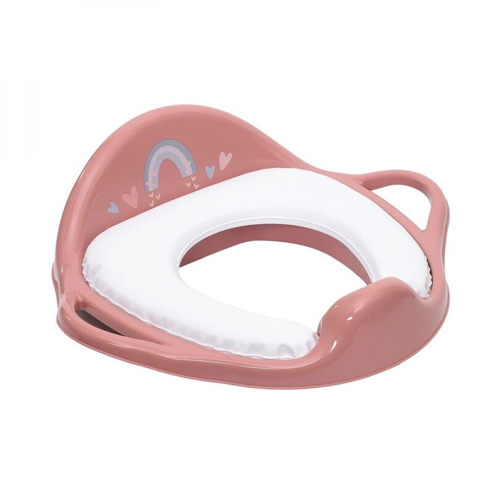 TEGA - Dětské sedátko na WC měkké METEO růžové