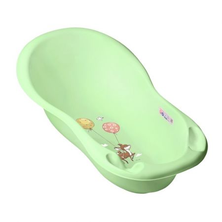 TEGA - Anatomická vanička 102 cm zelená srnka