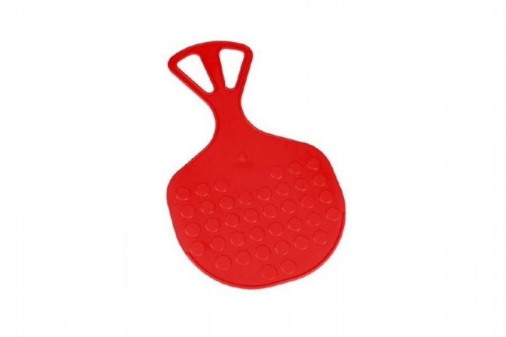 TEDDIES - Kluzák Lopata Mrazík plast 58x35cm červený