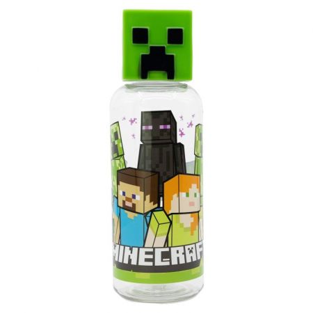 STOR - Plastová 3D láhev MINECRAFT, 560ml, 40413