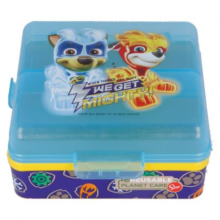 STOR - Dělený plastový box na svačinu PAW PATROL, 17393