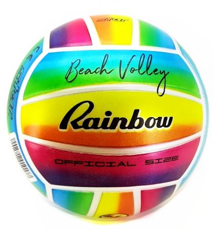 STAR TOYS - Volejbalový míč Rainbow 21cm