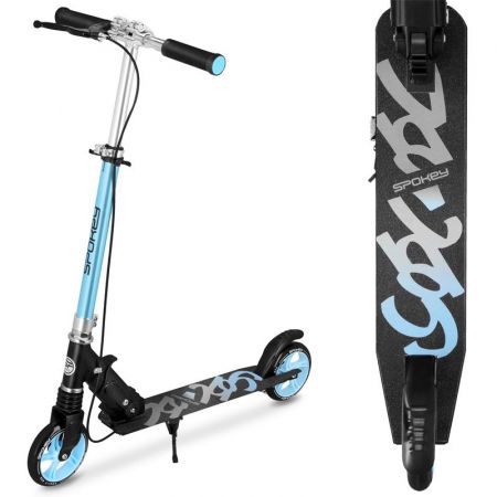 SPOKEY - VACAY PRO Koloběžka s ruční brzdou, kolečka 145 mm, modrá