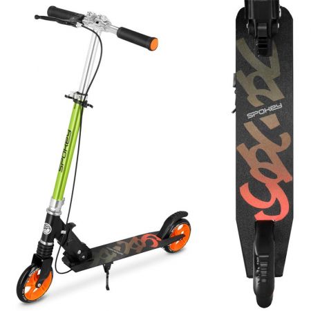 SPOKEY - VACAY PRO Koloběžka s ruční brzdou, kolečka 145 mm, khaki