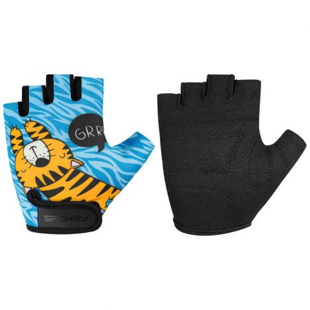 SPOKEY - PLAY TIGER Dětské cyklistické rukavice XS