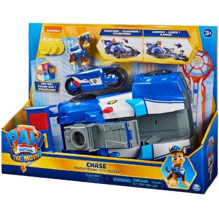 SPIN MASTER - Paw Patrol Film Chaseovo Auto S Motorkou V Jednom