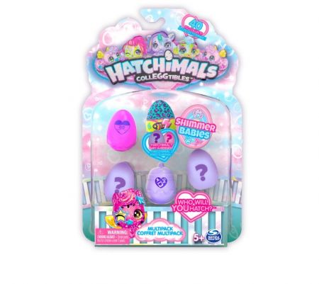 SPIN MASTER - Hatchimals Třpitivá Miminka Čtyřbalení