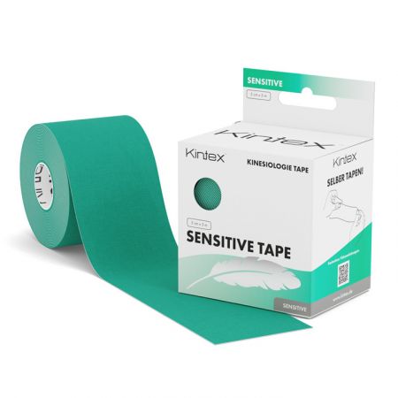 Kintex Sensitive tejp 5 cm x 5 m zelený, pro citlivou pokožku