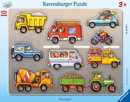 RAVENSBURGER - Vozidla 10 dílků