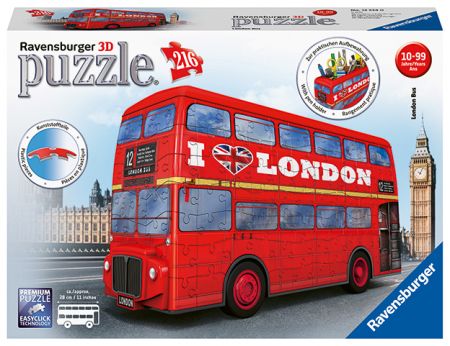 RAVENSBURGER - londýnský autobus 216 dílků