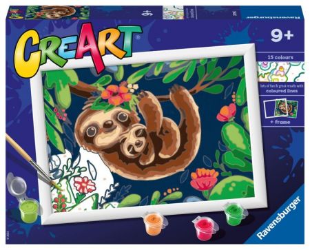 RAVENSBURGER - CreArt Roztomilí lenochodi