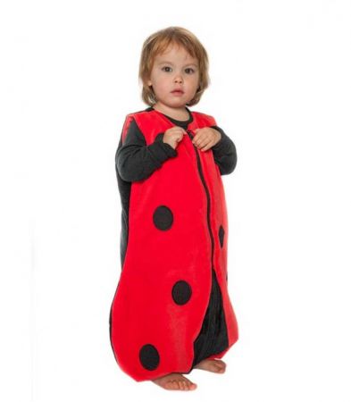 PENGUINBAG - Dětský spací pytel beruška, velikost L (87-110 cm), 2,5 tog