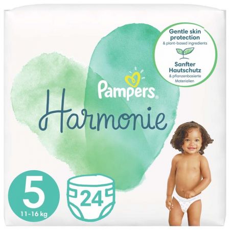 PAMPERS - Harmonie Pleny jednorázové 5 (11-16 kg) 24 ks
