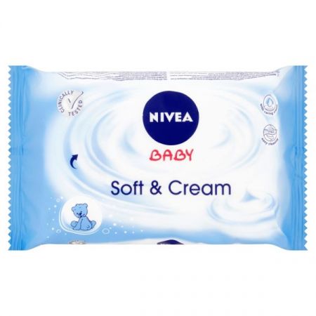 NIVEA - Ubrousky vlhčené Soft & Cream 63ks Nivea Baby