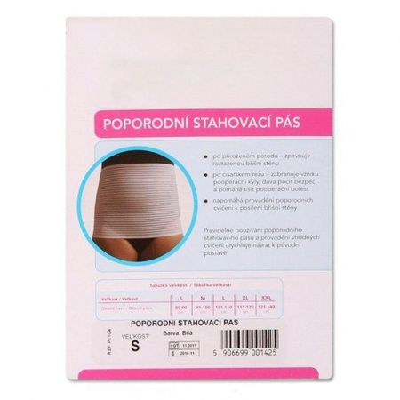 NEW BABY - Poporodní stahovací pás – S