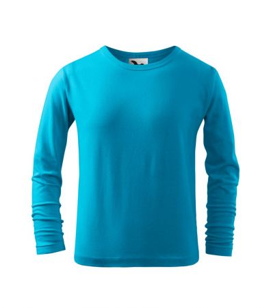 MALFINI (Adler) Dětské tričko s dlouhým rukávem Long Sleeve - Tyrkysová | 134 cm (8 let)