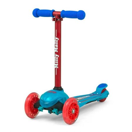 MILLY MALLY - Dětská koloběžka Scooter Zapp blue coral