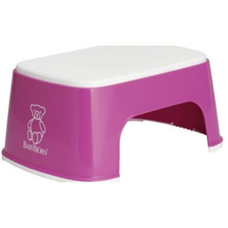 Stupátko k WC/umyvadlu BabyBjörn Step růžové