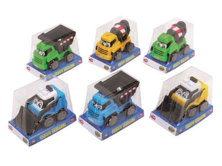 DICKIE - Auto Pracovní Happy Builder 13 Cm, 6 Druhů