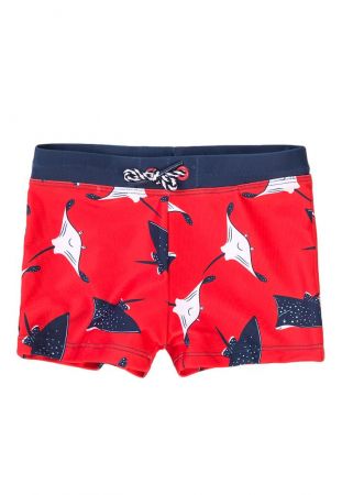 Plavky chlapecké, Minoti, TB TRUNK 7, červená - 80/86
