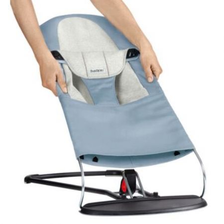Potah na lehátko BabyBjörn Soft Jersey modrý