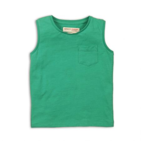 Tílko chlapecké, Minoti, 1VEST 7, zelená - 104/110