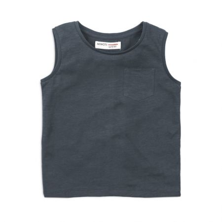 Tílko chlapecké, Minoti, 1VEST 5, šedá - 98/104