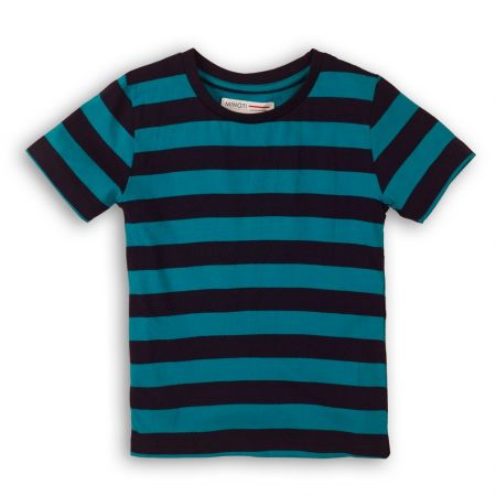 Tričko chlapecké s krátkým rukávem, Minoti, 1STRIPE 3, modrá - 80/86