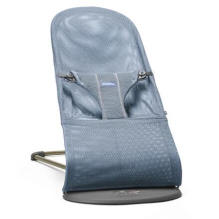 Ergonomické lehátko BabyBjörn Bliss Mesh světle modré