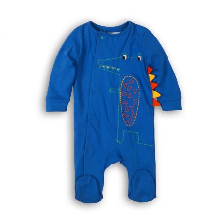 Overal kojenecký bavlněný 2pack, Minoti, Turtle 1, modrá - 74/80