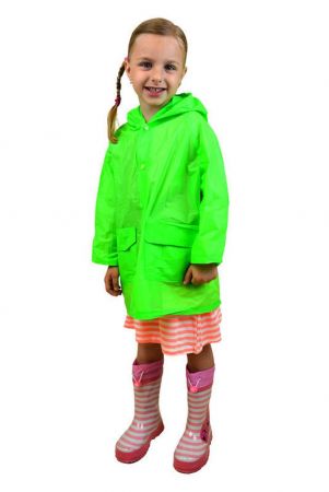 pláštěnka PVC neonová, Pidilidi, PL0065, zelená - L/XL