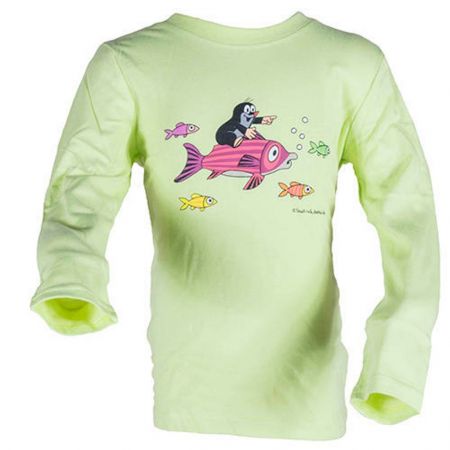 tričko dívčí KRTEK FISH, Pidilidi, 2016, zelená - 104