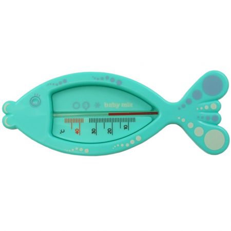 Dětský teploměr do vaničky Baby Mix Rybička mint