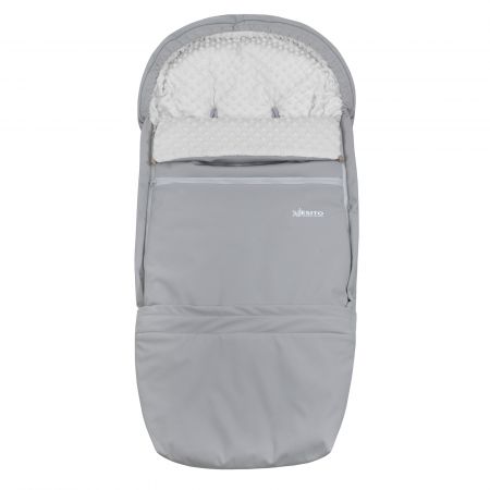 ESITO Rostoucí Fusak Soft Minky UNI - šedá / stříbrná / 110 x 49 cm