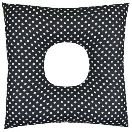 Babyrenka poporodní polštář 45x45 cm kuličky EPS Puntík black