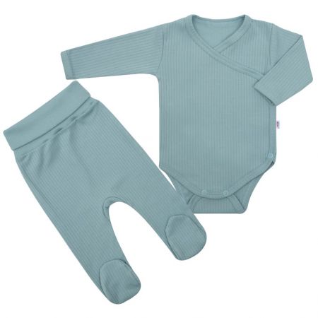 2-dílná kojenecká souprava New Baby Practical zelená kluk 56 (0-3m)