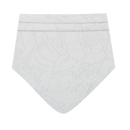 Kojenecký bavlněný šátek na krk New Baby NUNU bílý S S
