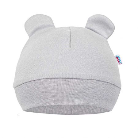 Kojenecká bavlněná čepička New Baby Cute Bear 80 (9-12m)