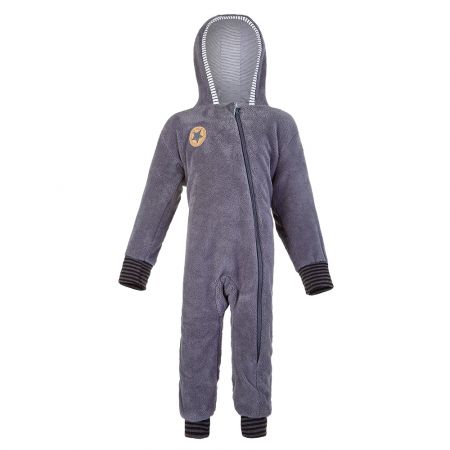 Little Angel Overal MAZLÍK BAMBUS lem Outlast® - tm.šedá-pruh Velikost: 86