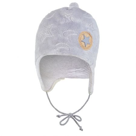 Little Angel Čepice MAZLÍK Outlast® - šedá obloha Velikost: 2 | 39-41 cm