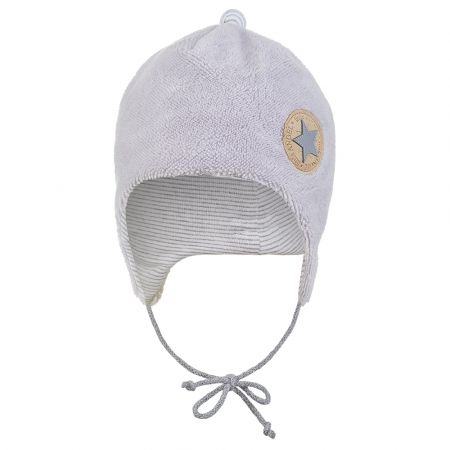 Little Angel Čepice MAZLÍK BAMBUS Outlast® - sv.šedá Velikost: 3 | 42-44 cm