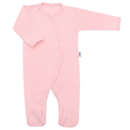 Kojenecký bavlněný overal New Baby Sweetie růžový 86 (12-18m)