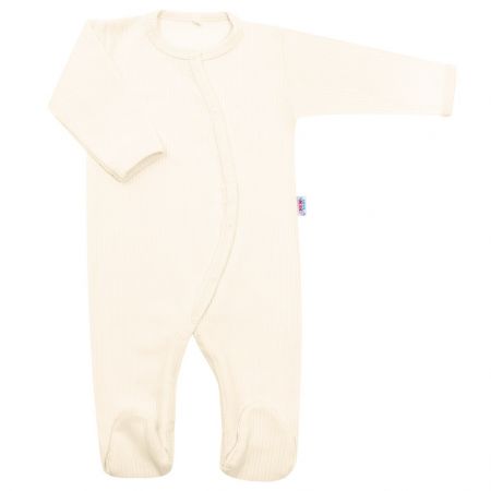 Kojenecký bavlněný overal New Baby Sweetie vanilka 68 (4-6m)