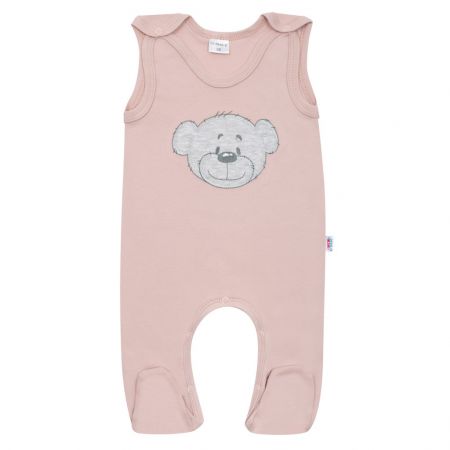 Kojenecké bavlněné dupačky New Baby BrumBrum old pink 80 (9-12m)