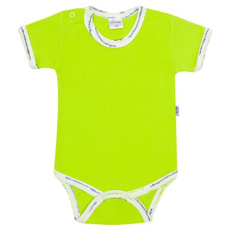 Kojenecké bavlněné body s krátkým rukávem New Baby Summertime kluk 80 (9-12m)
