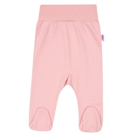 Kojenecké polodupačky New Baby Stripes růžové 68 (4-6m)